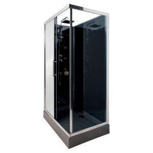 Brico Depôt Ondee - cabina de ducha hydro delline noire 80x120 promoção