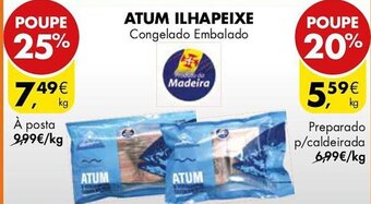 Pingo Doce ATUM ILHAPEIXE Congelado Embalado À posta promoção