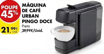 Pingo Doce MÁQUINA DE CAFÉ URBAN PINGO DOCE promoção