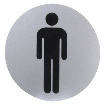 Brico Depôt Cartel aluminio baño hombre ø12 cm promoção