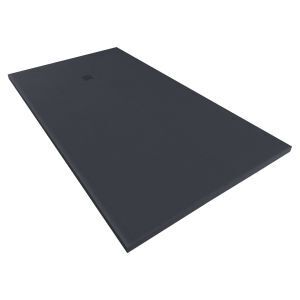 Brico Depôt Ondee - plato de ducha nola 3 - puede cortarse - 70x90 - negro - tapón promoção