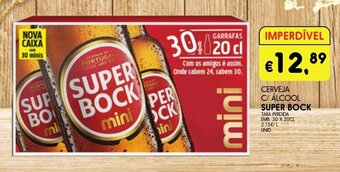 Meu Super CERVEJA C/ ALCOOL SUPER BOCK promoção