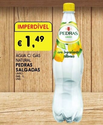 ÁGUA C/ GAS NATURAL PEDRAS SALGADAS 1l
