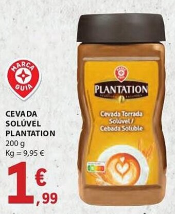 E.Leclerc CEVADA SOLÚVEL PLANTATION 200 g promoção