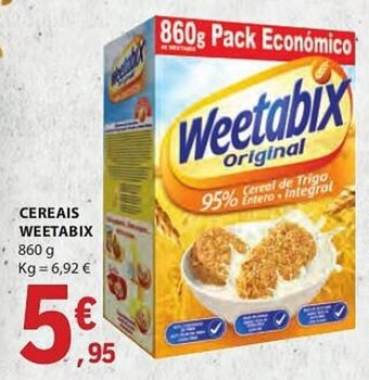 E.Leclerc CEREAIS WEETABIX 860 g promoção