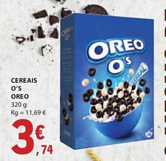 E.Leclerc CEREAIS O'S OREO 320 g promoção