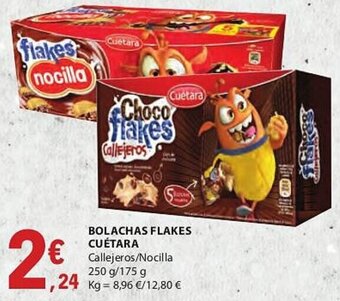 E.Leclerc BOLACHAS FLAKES CUÉTARA promoção