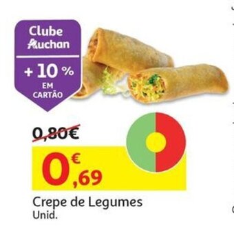 Auchan Crepe de Legumes Unid. promoção