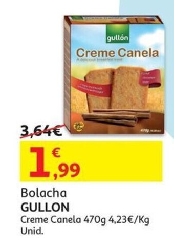 Auchan Bolacha GULLON Creme Canela 470g promoção