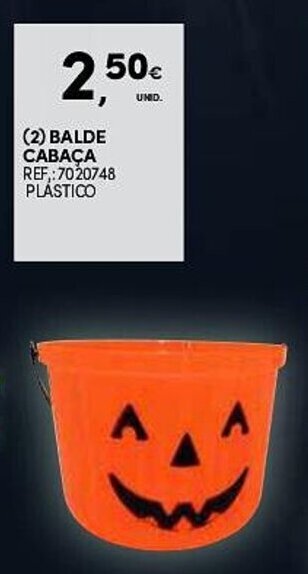 Continente BALDE CABAÇA REF,:7020748 PLÁSTICO promoção
