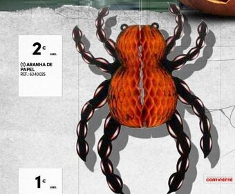 Continente ARANHA DE PAPEL promoção