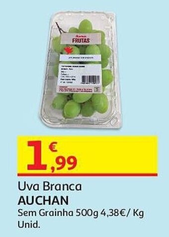 ALDI Uva Branca AUCHAN promoção