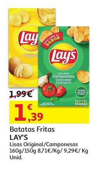 ALDI Batatas Fritas LAY'S promoção