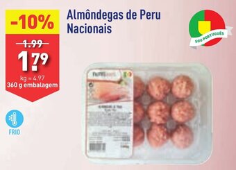 ALDI Almôndegas de Peru Nacionais promoção