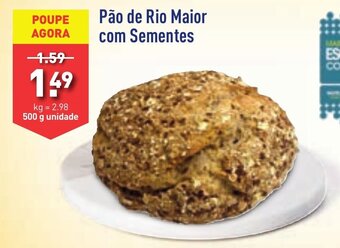 ALDI Pão de Rio Maior com Sementes promoção
