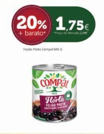 Coviran Feijão Preto Compal 845 G promoção