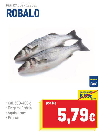 Makro ROBALO promoção