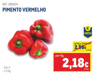 Makro PIMENTO VERMELHO promoção