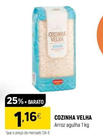 Coviran COZINHA VELHA Arroz agulha 1 kg promoção