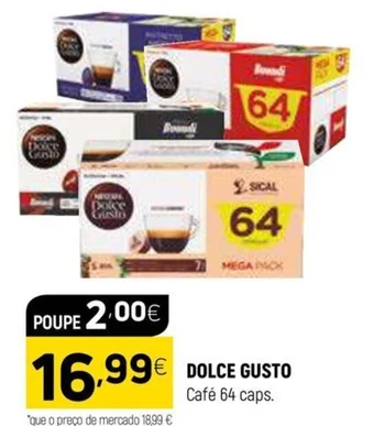 Coviran DOLCE GUSTO Café 64 caps. promoção