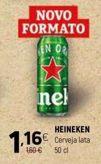 Coviran HEINEKEN Cerveja lata 50 cl promoção