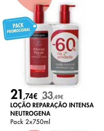 LOÇÃO REPARAÇÃO INTENSA NEUTROGENA Pack 2x750ml