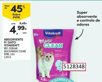 Continente ABSORVENTE P/ GATO VITAKRAFT promoção