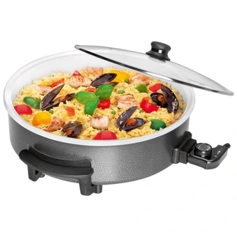 Brico Depôt Panela elétrica 42cm party pan, superfície an clatronic pp 3570 c preto bra promoção