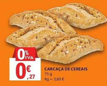E.Leclerc CARCAÇA DE CEREAIS 75g promoção