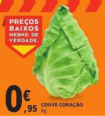 E.Leclerc COUVE CORAÇÃO Kg promoção