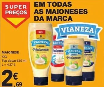 E.Leclerc MAIONESE XXL promoção