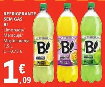 E.Leclerc REFRIGERANTE SEM GÁS B! 1.5L promoção