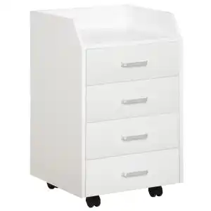 Brico Depôt Cajonera de oficina mdf, melamina de madera blanco 40x36x65 cm promoção