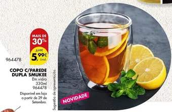 Pingo Doce COPO C/PAREDE DUPLA SMUKEE promoção