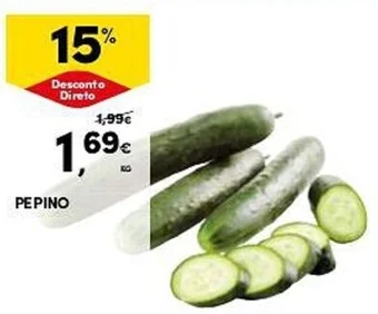 Continente PEPINO kg promoção