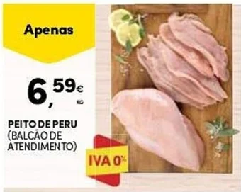 Continente PEITO DE PERU (BALCÃO DE ATENDIMENTO) promoção