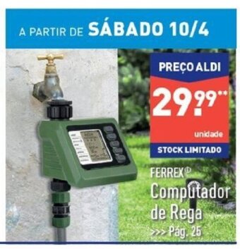ALDI Ferrex Computador de Rega promoção