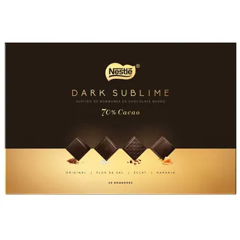 Continente Bombons de chocolate negro sublime promoção