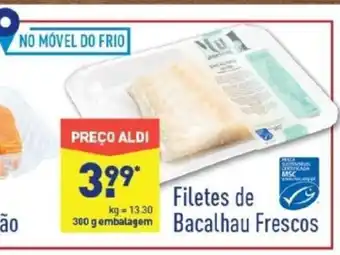 ALDI Filetes de Bacalhau Frescos promoção