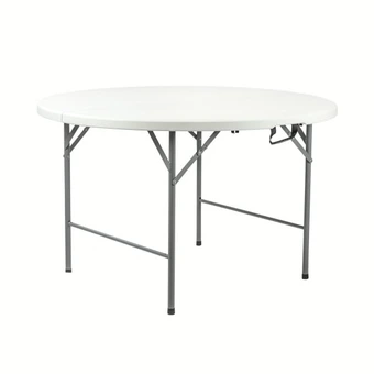 Brico Depôt Mesa dobrável redonda efeito granito branco ø122x74cm 7house promoção