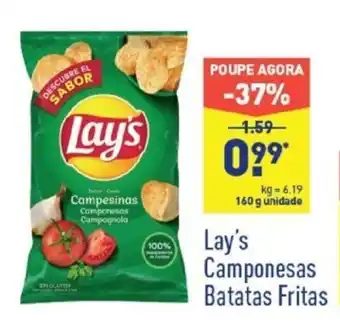 ALDI Lay's Camponesas Batatas Fritas promoção