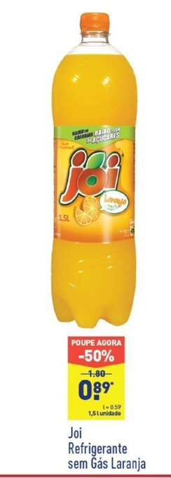 ALDI Joi Refrigerante sem Gás Laranja promoção