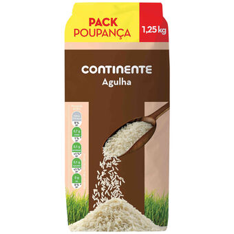 Continente Arroz agulha europa pack poupança promoção
