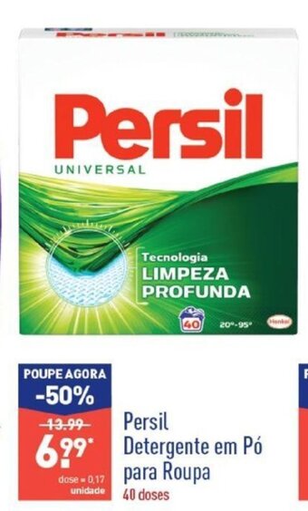 ALDI Persil Detergente em Pó para Roupa 40 Doses promoção