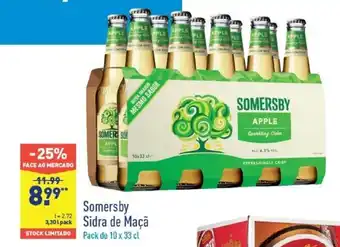 ALDI Somersby Sidra de Maçã 3,30L promoção