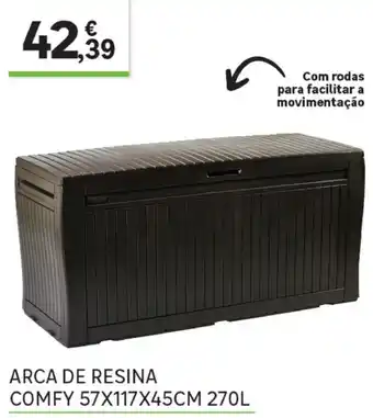 Arca de Resina Comfy 57 x 117 x 45cm 270L