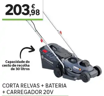 Corta Relvas + Bateria + Carregador 20V