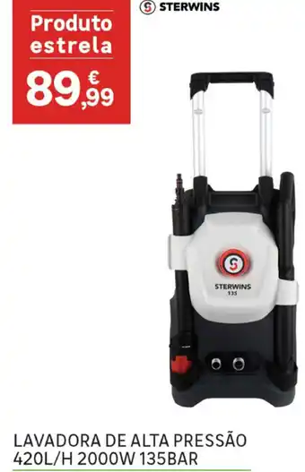 Leroy Merlin Lavadora de Alta Pressão 420L/H 2000W 135Bar promoção
