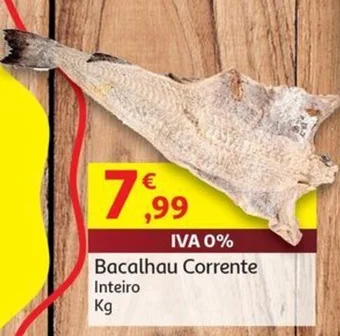 Auchan Bacalhau Corrente Inteiro Kg promoção