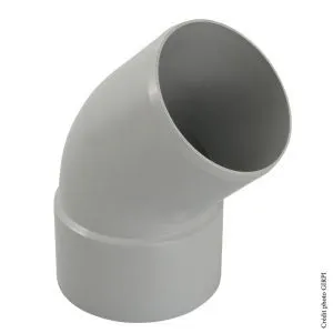 Brico Depôt Codo 45° pvc gris girpi, dev.33 cm diam.100 mm promoção